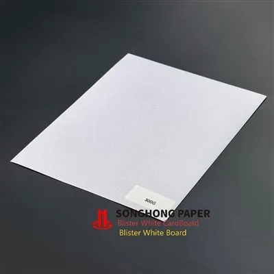 Paper Card Blister With Printed Back Card For Paper & Paperboards