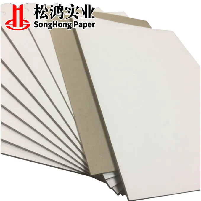 Carta grigia rigida per cartone, truciolato laminato 0,7 mm 0,8 mm 0,9 mm 1 mm 2 mm 3 mm